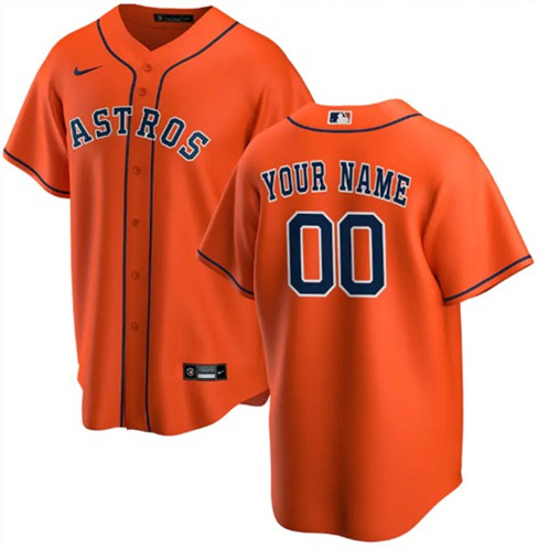 Men's Houston Astros ACTIVE PLAYER Custom MLB Stitched Jersey